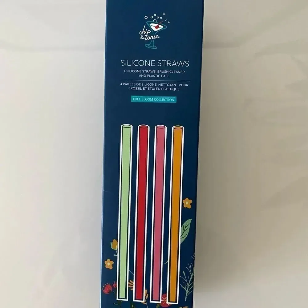 Chic and Tonic Silicone Straws
